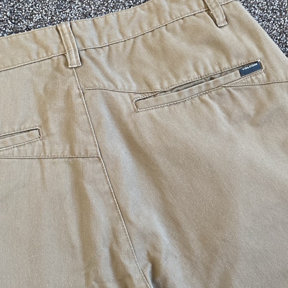Volcom Men’s Cotton Pants 32W 30L Khaki - Picture 7 of 7
